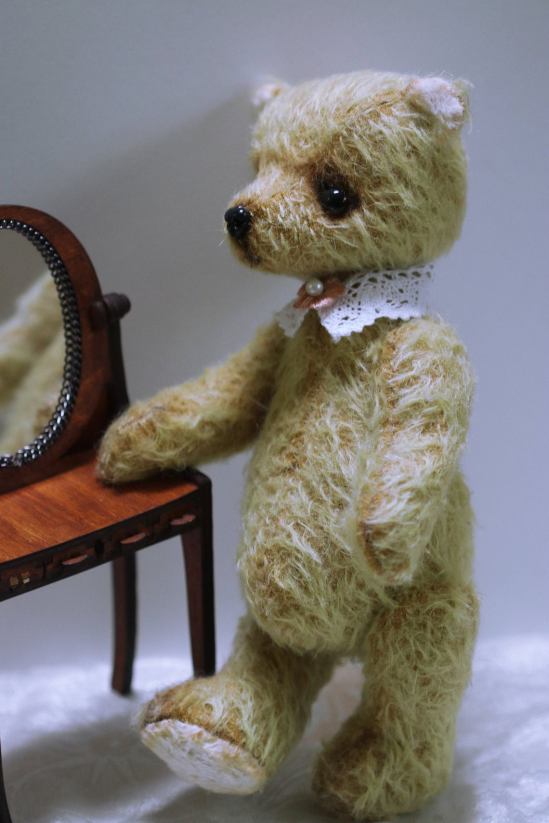 Teddy medvěd, německý mohér, 26x15cm, 2019